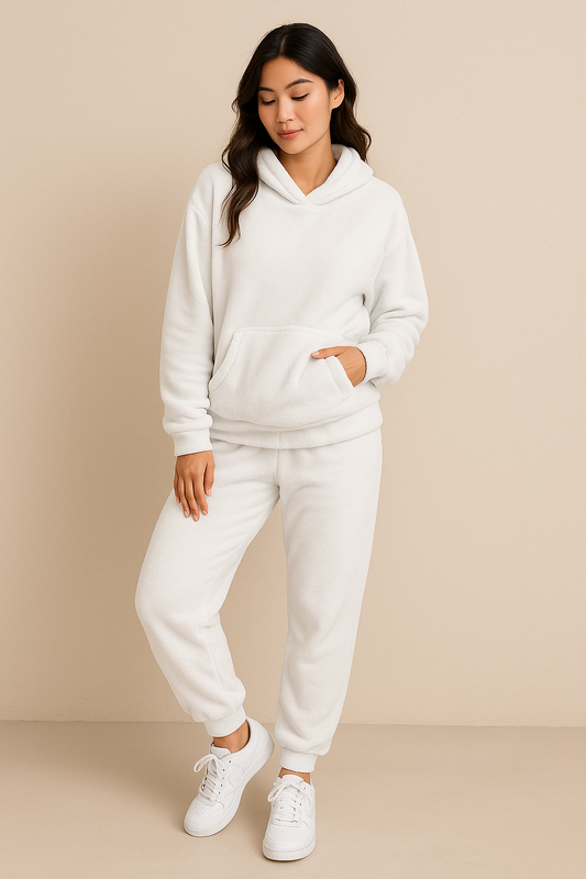 Women's Cozy Fleece Loungewear Set