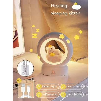 Cute Soothing Nightstand Reading Lamp