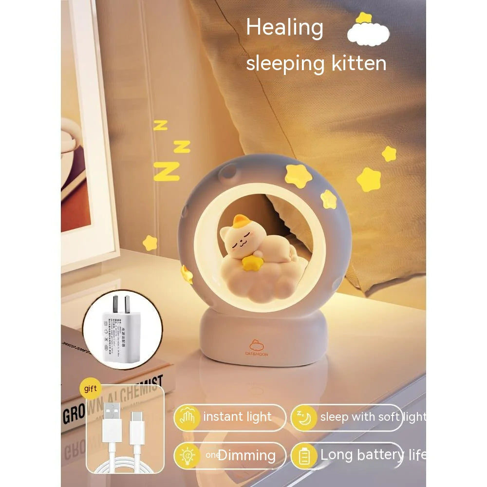 Cute Soothing Nightstand Reading Lamp
