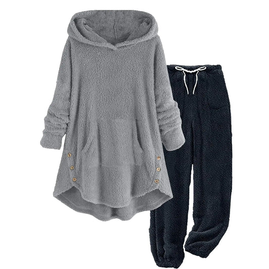 Fuzzy Sherpa Loungewear Set