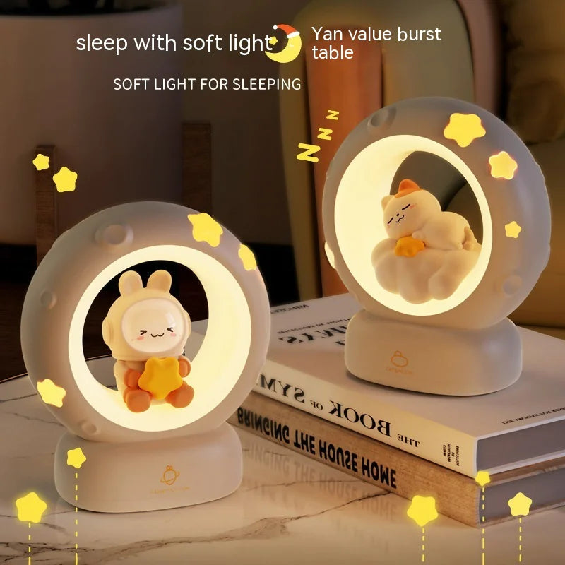 Cute Soothing Nightstand Reading Lamp